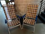 2 Dukdalf tuinstoelen, Ophalen of Verzenden, Gebruikt, Campingstoel