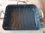 Ovenschaal met rooster - 41x33,5x10 cm, Huis en Inrichting, Keuken | Keukenbenodigdheden, Ophalen, Zo goed als nieuw