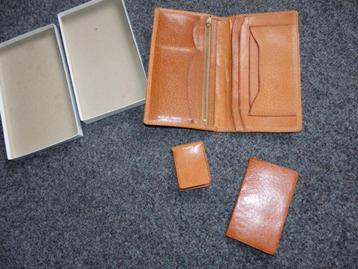 50 j UK Genuine Pigskin leren portemonnee reis portefeuille beschikbaar voor biedingen