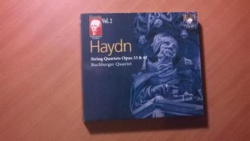 2 cd set Haydn. String quartets volume 2. Opus 33 & 42., Cd's en Dvd's, Cd's | Klassiek, Zo goed als nieuw, Kamermuziek, Classicisme