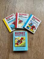 Vintage Rupert Bear’s Box (incl 3 Books), Gelezen, Ophalen of Verzenden