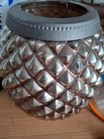 Glazen Theelichthouder - Gratis Afhalen Bocholtz, Ophalen, Overige materialen, Gebruikt, Grijs