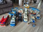 Grote set. Playmobil. Airport. Politie. Brandweer auto,s enz, Ophalen, Gebruikt, Complete set