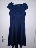Avond jurk blauw maar 36/38 1 x gedragen als nieuw, Ophalen, Galajurk, Blauw, Zo goed als nieuw