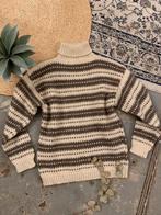 Hilda LTD wollen coltrui L wool turtlenuck jumper, Beige, Maat 42/44 (L), Ophalen of Verzenden, Zo goed als nieuw