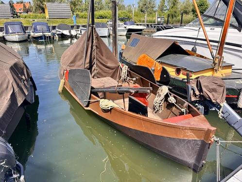 Zalmschouw/zalmdrijver met splinternieuwe yamaha FT9.9, Watersport en Boten, Platbodems, Zo goed als nieuw, 6 tot 9 meter, Staal