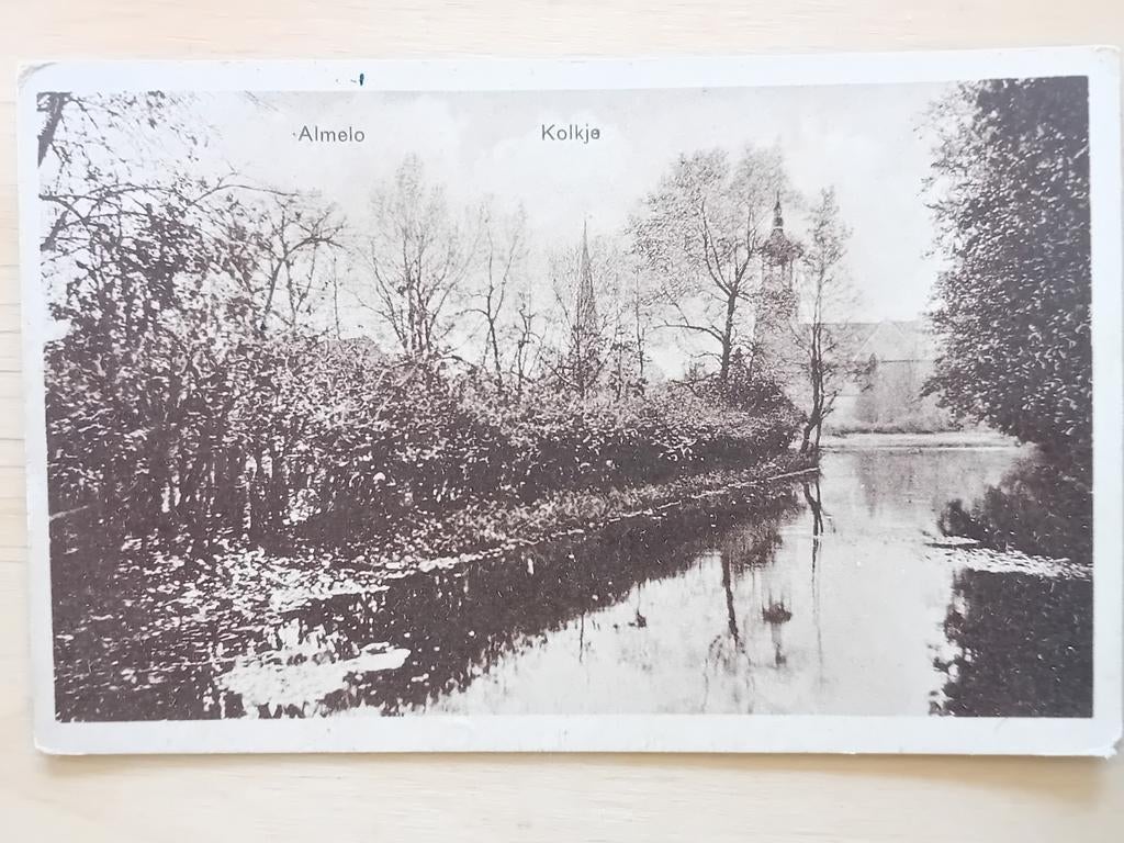 Ansichtkaart Almelo, Ophalen of Verzenden, Overijssel