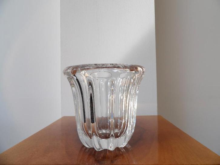 Art Deco Val st Lambert Fifties Vaasje, Kristal, Antiek en Kunst, Antiek | Vazen, Ophalen of Verzenden