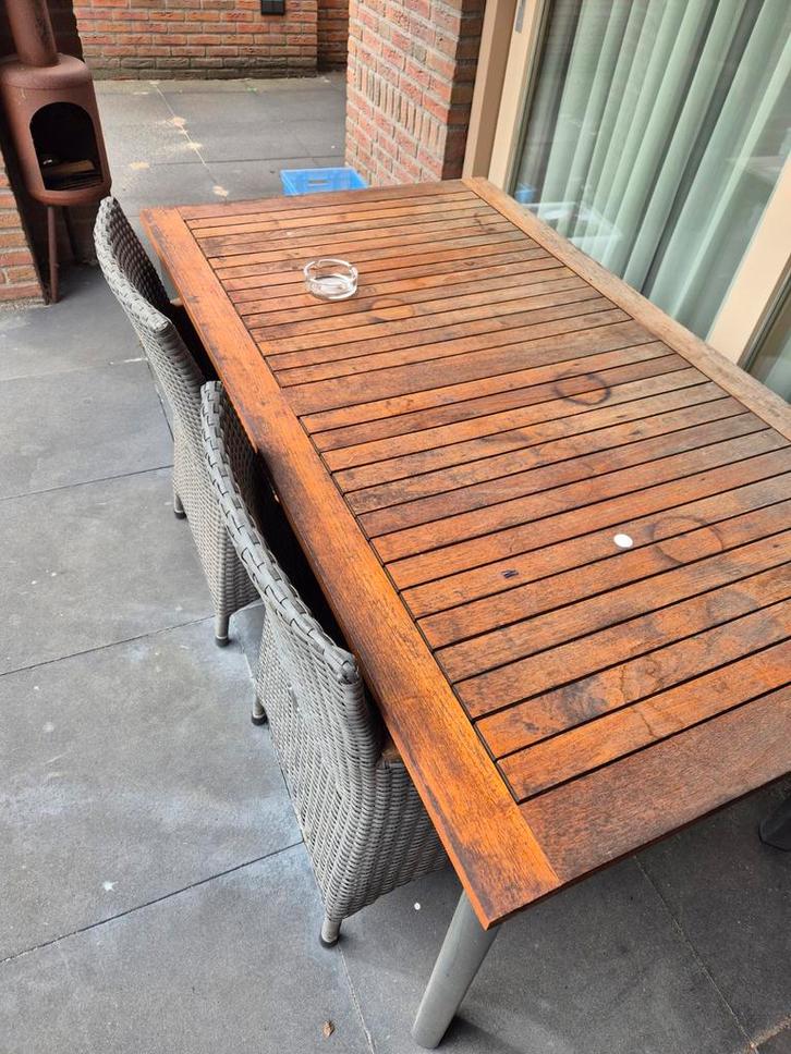 Tuintafel met 2 stoelen - gezellige set!, Tuin en Terras, Tuinsets en Loungesets, 2 zitplaatsen, Ophalen