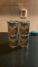 Sikkens transparant zijdeglans lak licht eiken  17 euro  p.s, Ophalen of Verzenden, Zo goed als nieuw, Wit, Beits