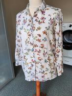 Peter Hahn Damesblouse - Visprint - Maat XL, Kleding | Dames, Blouses en Tunieken, Wit, Maat 46/48 (XL) of groter, Ophalen of Verzenden