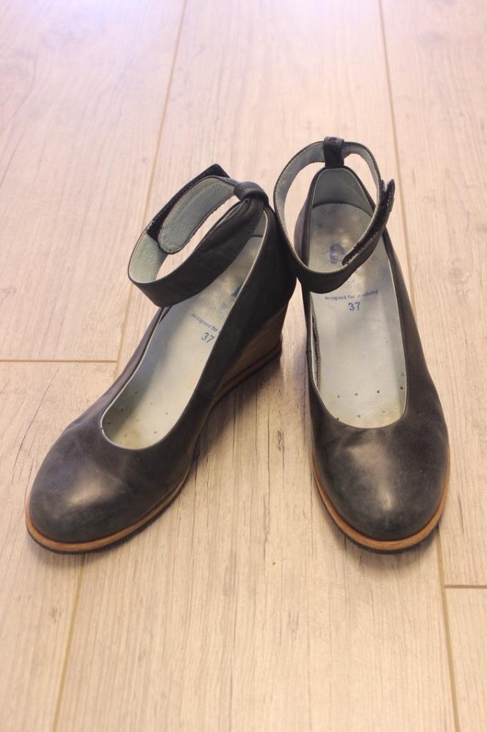 Wolky zwarte sleehakken maat 37, ., Zwart, Zo goed als nieuw, .