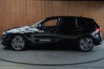 BMW 1-serie 118i Aut. Leer Navi ACC Elektr bedienbare achter, Gebruikt, Leder en Stof, Zwart, Origineel Nederlands