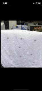 Wit dekbedovertrek met subtiele sterren 90/130, Ophalen, Gebruikt