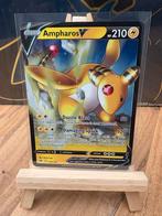 Ampharos V Pokemon kaart, Hobby en Vrije tijd, Verzamelkaartspellen | Pokémon, Ophalen of Verzenden, Nieuw, Losse kaart, Foil