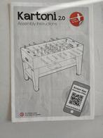 Kartoni kartonnen tafelvoetbal, Kinderen en Baby's, Speelgoed | Voetbaltafels, Ophalen, Gebruikt