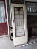 Glas en lood schuifdeur, Ophalen, Gebruikt, Binnendeur, Glas