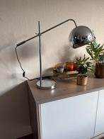 Van de Heg :Stijlvolle zilveren retrolamp nieuw!, Ophalen of Verzenden, Gebruikt, Metaal, Minder dan 100 cm