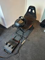 Playseat challenge + thrustmaster T300gt + f1 ferrari stuur, Ophalen, Zo goed als nieuw