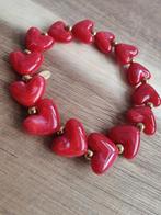 Acryl armband. Trendy. Hart kralen. Trend fashion, Sieraden, Tassen en Uiterlijk, Armbanden, Overige materialen, Yehwang, Nieuw