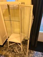 Ikea Vitrinekast gebroken wit Metaal/Glas, Huis en Inrichting, Kasten | Vitrinekasten, Ophalen, Minder dan 50 cm, Gebruikt, 100 tot 150 cm