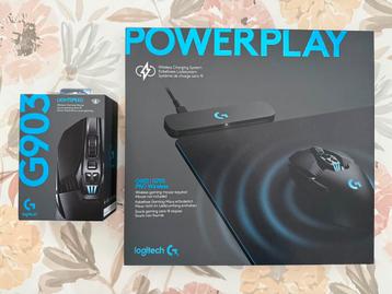 Logitech G903 Lightspeed + Powerplay Wireless Charging set beschikbaar voor biedingen