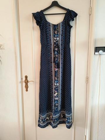 Zomerjurk met blauw folklore patroon maat s 36 beschikbaar voor biedingen