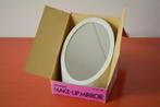 Retro vintage space age TERMOTEX Denmark make up spiegel, Antiek en Kunst, Ophalen of Verzenden, Ovaal, Minder dan 50 cm, Minder dan 100 cm