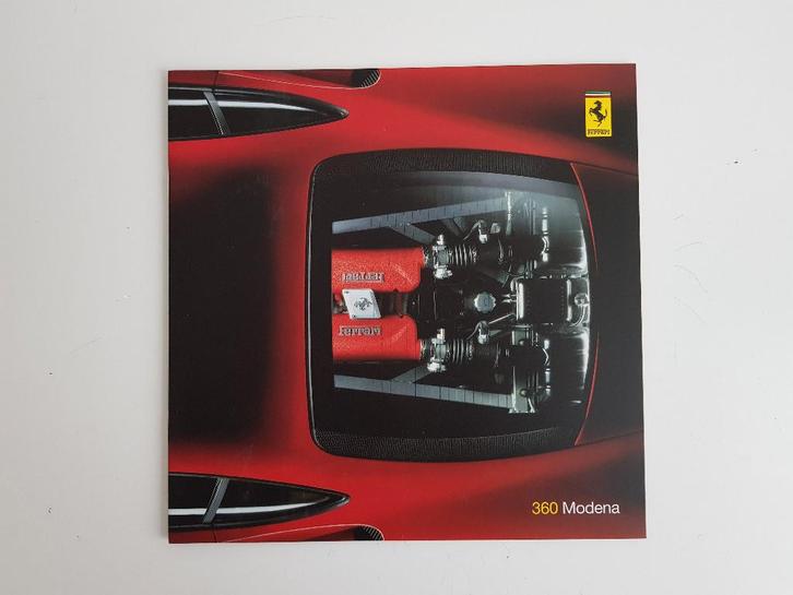 FERRARI - 360 Modena introductie brochure - 1999, Boeken, Auto's | Folders en Tijdschriften, Zo goed als nieuw, Ferrari, Ophalen of Verzenden