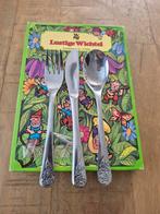 WMF kinderbestek vork, mes en lepel met kabouters erop, Ophalen of Verzenden, Rvs of Chroom