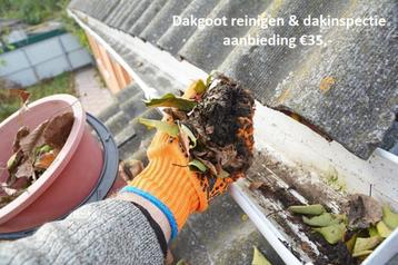 dakgoot reinigen en dak-inspectie voor €35,-  beschikbaar voor biedingen