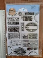 CS373 STEMPEL ECD ELIZABETH CRAFT DESIGNS TRAVELS JOURNALING, Ophalen of Verzenden, Zo goed als nieuw, Clearstamp