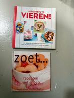 Kookboeken: Altijd iets te vieren & Zoet... met snoep, Voorgerechten en Soepen, Ophalen of Verzenden, Zo goed als nieuw, Europa