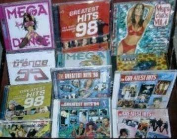 Diverse CD albums en mixen (1990-2005) beschikbaar voor biedingen
