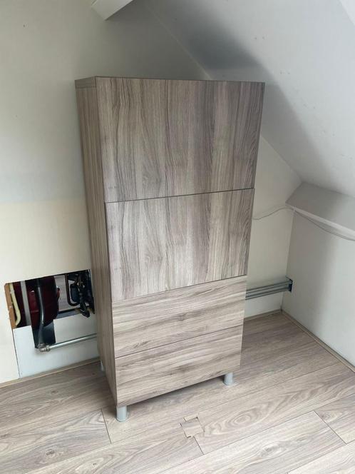 Moderne houtlook kast – 6042138 cm, Huis en Inrichting, Kasten | Televisiemeubels, Zo goed als nieuw, 100 tot 150 cm, 50 tot 100 cm