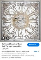 Richmond Owen Klok Vierkant - Wandklok, Huis en Inrichting, Woonaccessoires | Klokken, Ophalen of Verzenden, Zo goed als nieuw