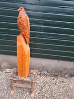 Tuinbeeld buizerd, Tuin en Terras, Ophalen, Nieuw, Hout