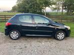 Peugeot 206+ 1.4 5D 2010 Zwart, Auto's, Voorwielaandrijving, 206+, 4 cilinders, Zwart