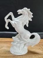 keramiek beeld steigerend paard vintage Twentse ros h= 27cm, Ophalen of Verzenden, Zo goed als nieuw, Dier