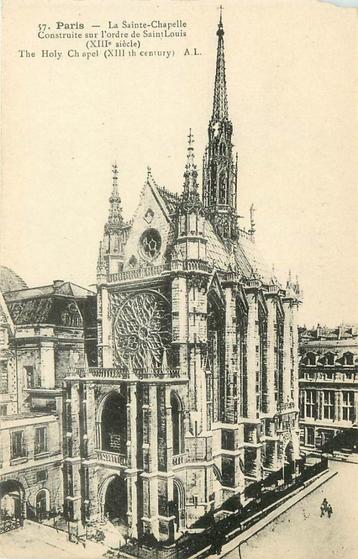 (376-169-009) Paris La Sainte-Chapelle beschikbaar voor biedingen