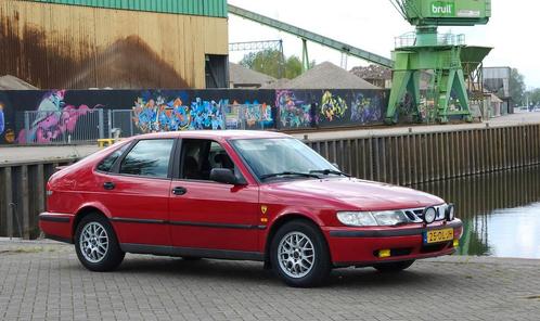 Saab 9-3 2.0 I AUT 1999 Rood, Auto's, Saab, Saab 9-3, Airconditioning, Climate control, Cruise Control, Benzine, Hatchback, Automaat