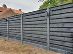 Hout/beton schutting horizontaal geschroeft, Nieuw, Ophalen of Verzenden, Hout, 1 tot 2 meter