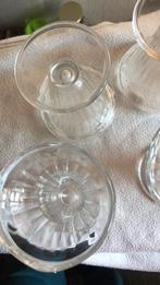 6 glazen ijscoupes. Nostalgie ongebruikt, Verzamelen, Glas en Borrelglaasjes, Ophalen of Verzenden, Zo goed als nieuw, Overige typen