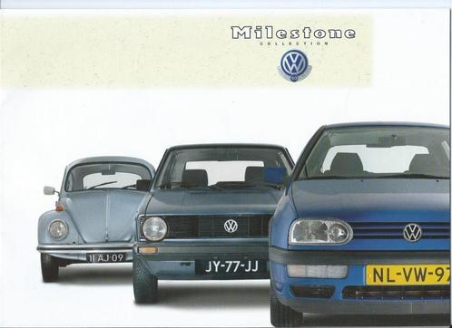 Brochure VW Milestone 1997., Boeken, Auto's | Folders en Tijdschriften, Nieuw, Volkswagen, Ophalen of Verzenden