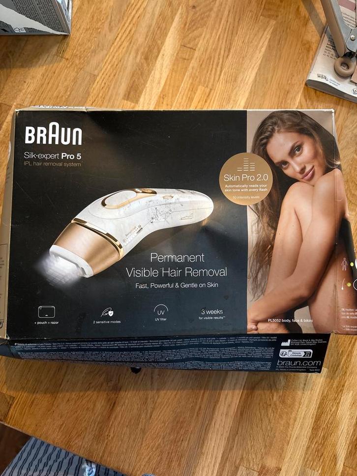 Braun Silk-expert Pro 5 IPL Ontharings apparaat, Witgoed en Apparatuur, Persoonlijke-verzorgingsapparatuur, Nieuw, Scheren en Epileren
