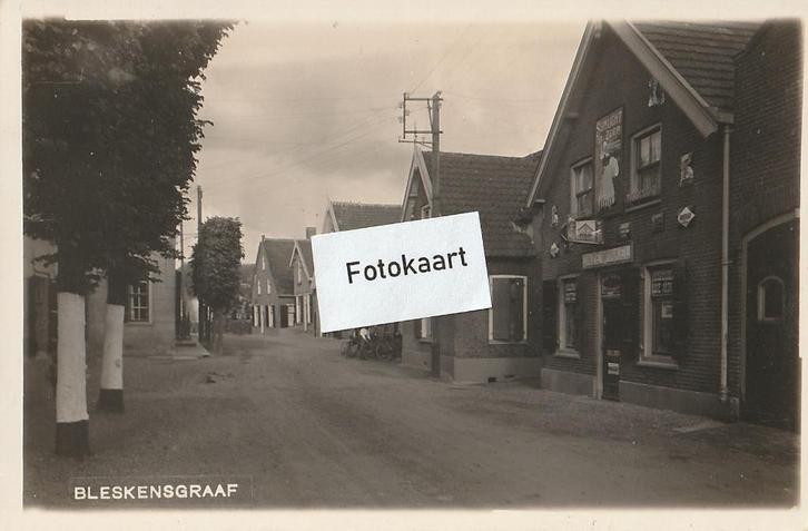 Fotokaart Bleskensgraaf - verstuurd in 1934, Verzamelen, Ansichtkaarten | Nederland, Gelopen, Zuid-Holland, 1920 tot 1940, Ophalen of Verzenden
