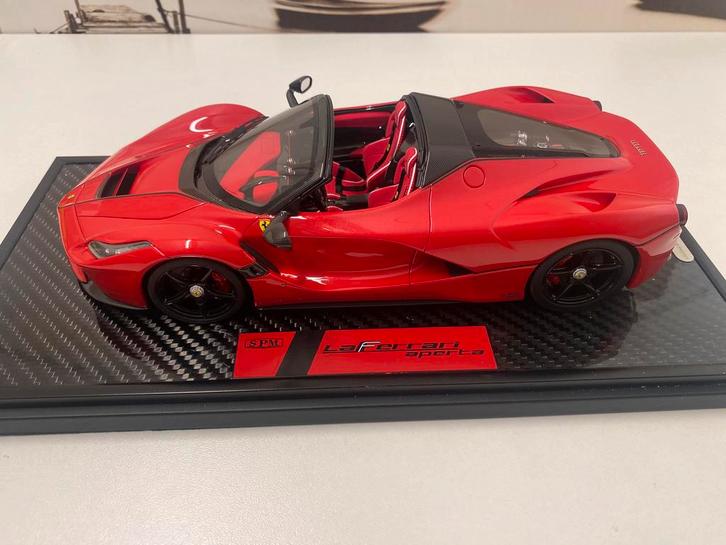 1:18 SPM Ferrari LaFerrari Aperta, Hobby en Vrije tijd, Modelauto's | 1:18, Nieuw, Auto, Overige merken, Ophalen of Verzenden
