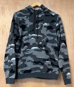 Nike hoodie trui camo camouflage zwart grijs - Maat S, Kleding | Heren, Truien en Vesten, Zwart, Nike, Ophalen of Verzenden, Zo goed als nieuw