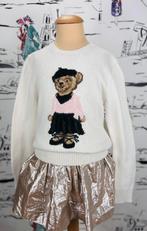 Ralph Lauren katoengebreide trui met beer maat 8-10, Trui of Vest, Zo goed als nieuw, Ralph Lauren, Ralph Lauren