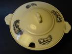 Soc.Ceramique diner servies LANDSCHAP rond model, Antiek en Kunst, Ophalen